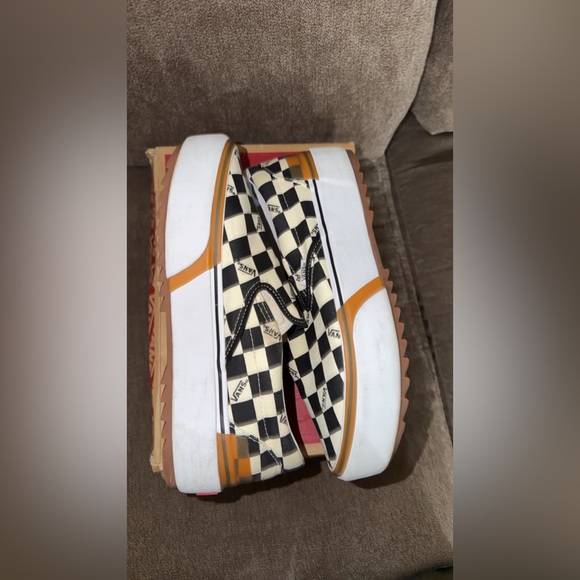 classic slip on checkerboard vans 9.5 Men /11 Women - Picture 3 of 6
